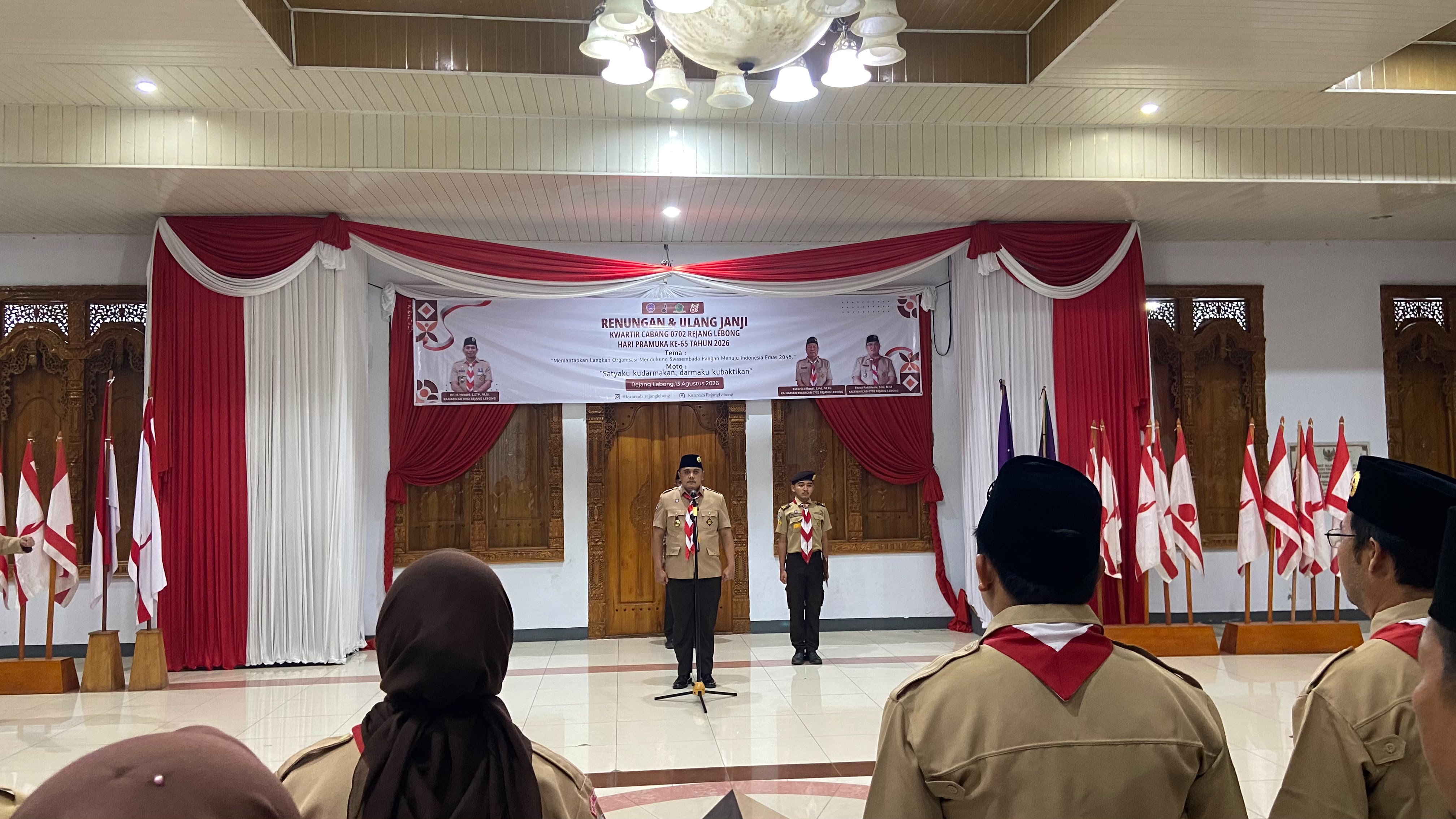 Apel Ulang Janji Hari Pramuka ke-65, Kwarcab Rejang Lebong Dorong Aksi Nyata Ketahanan Pangan