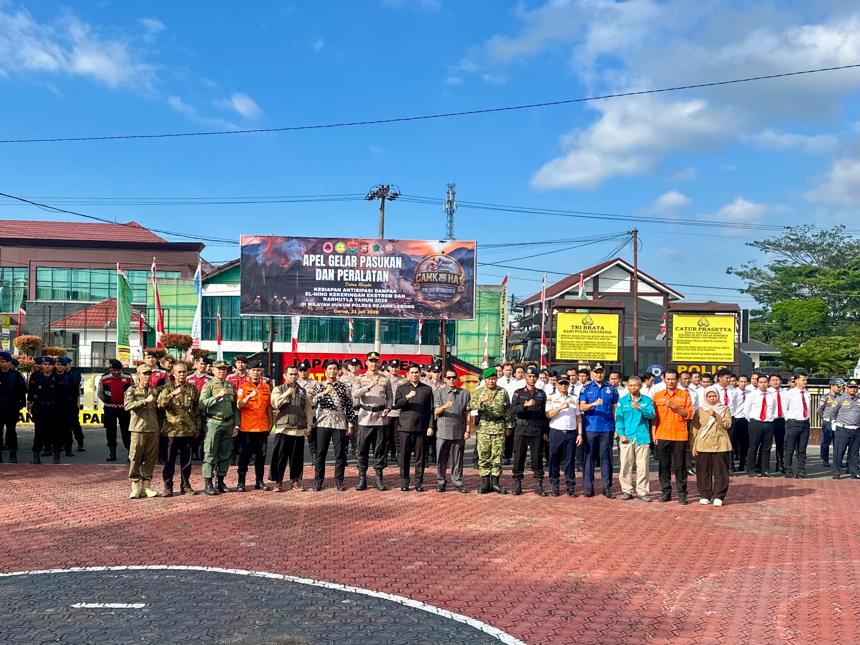 Plt Bupati Pimpin Apel Gelar Pasukan dan Peralatan Antisipasi Dampak El Nino, 600 Personel Gabungan Dikerahkan