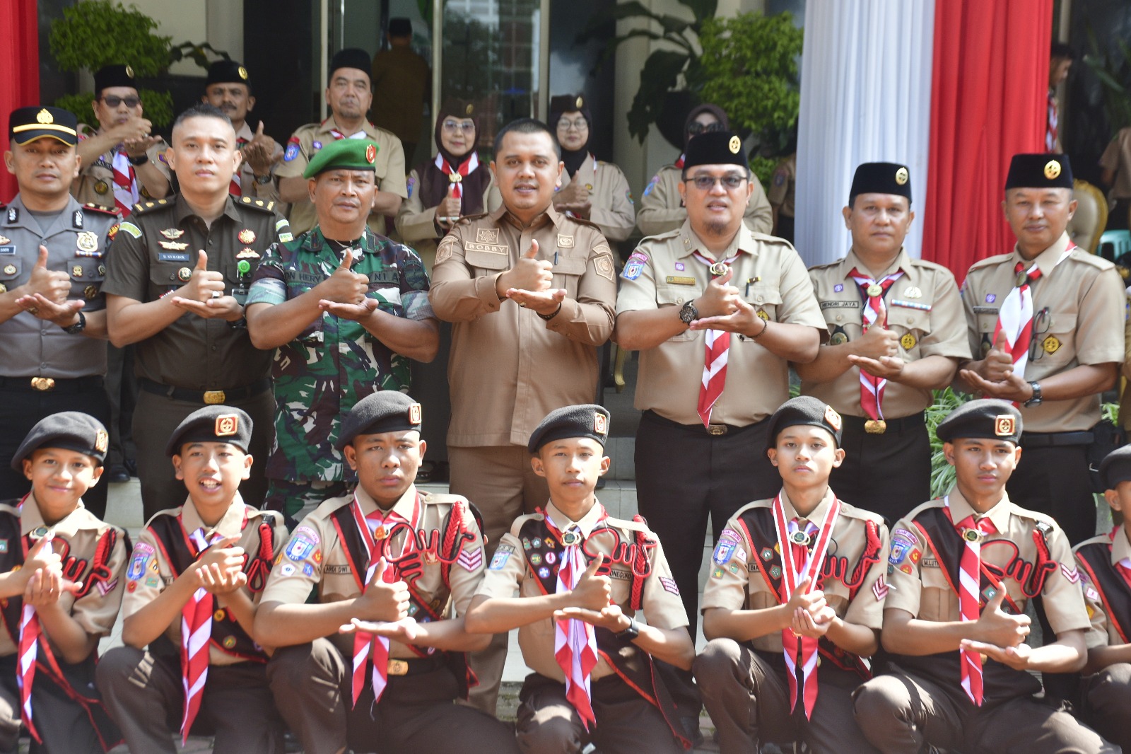 Asisten I Lepas Kontingen Jamnas ke-12, 9 Pramuka Rejang Lebong Raih Lencana Garuda