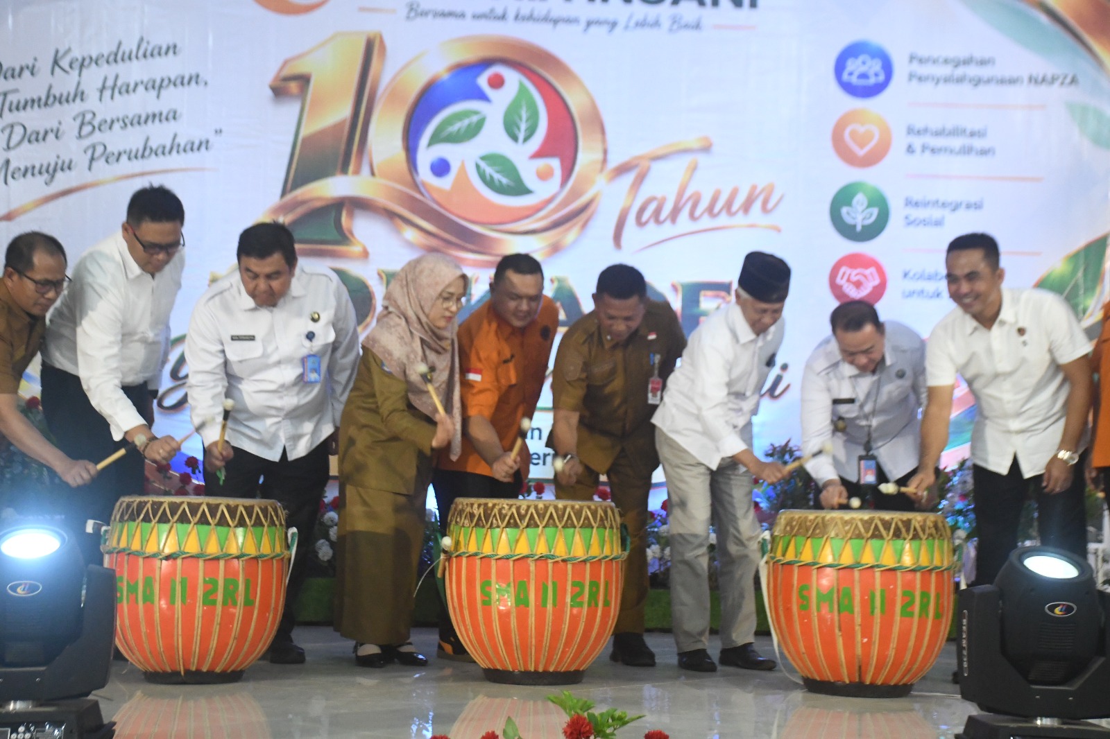 HUT ke-10 Yayasan Karunia Insani, Pemkab Rejang Lebong Siap Perkuat Kolaborasi Pemberantasan Narkoba