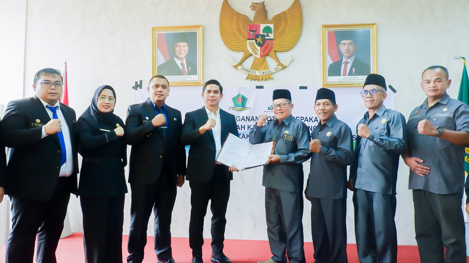 Pemkab Rejang Lebong dan Baznas Tandatangani Nota Kesepakatan Pelaksanaan ZIS, Zakat ASN Kembali ke Masyarakat
