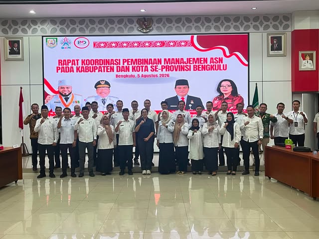 BKPSDM Rejang Lebong Perkuat Komitmen Terapkan Manajemen Talenta ASN di Rakor BKN