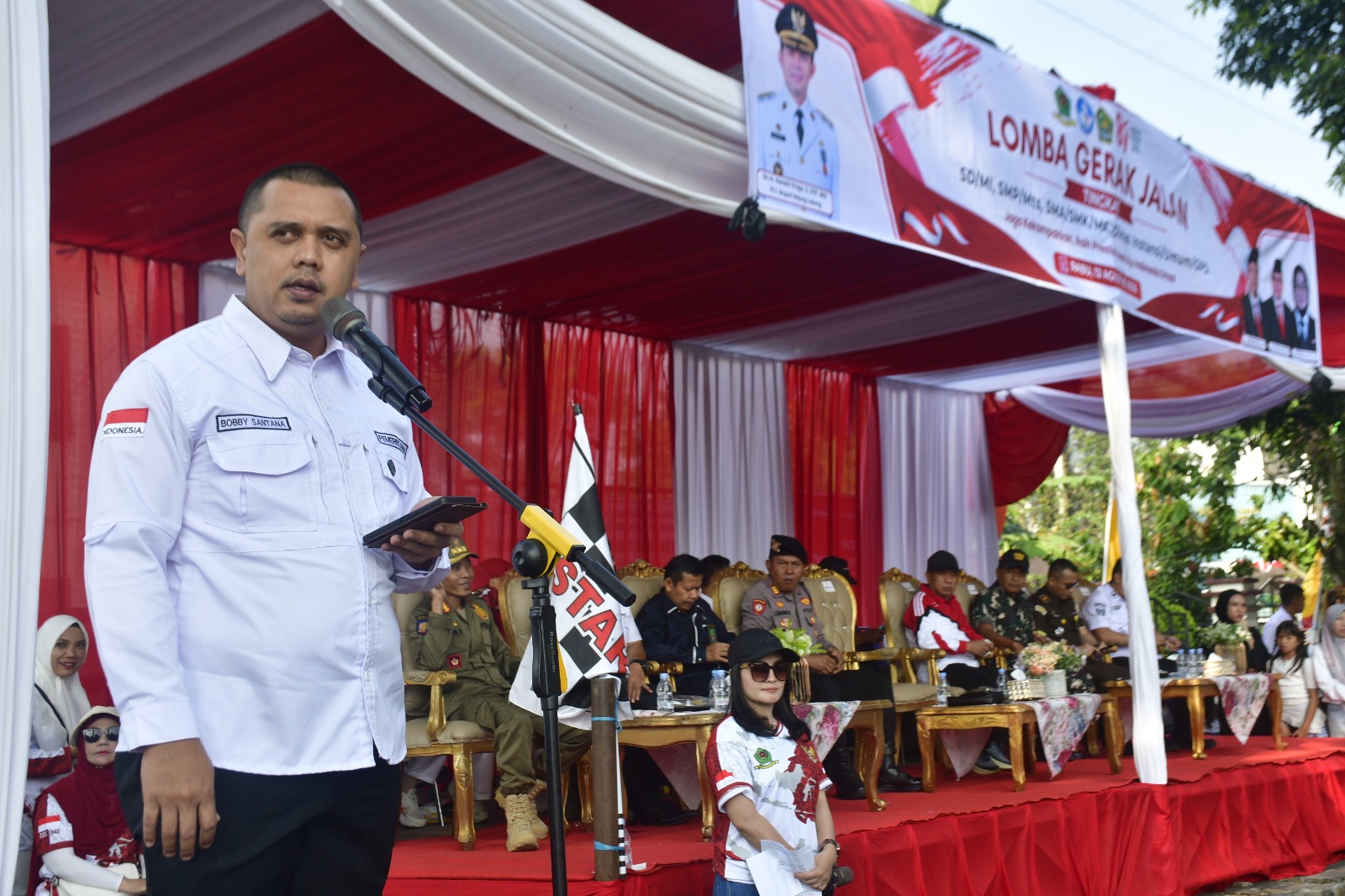 290 Regu Meriahkan Gerak Jalan HUT RI ke-81, Pemkab Rejang Lebong Kobarkan Semangat Kemerdekaan