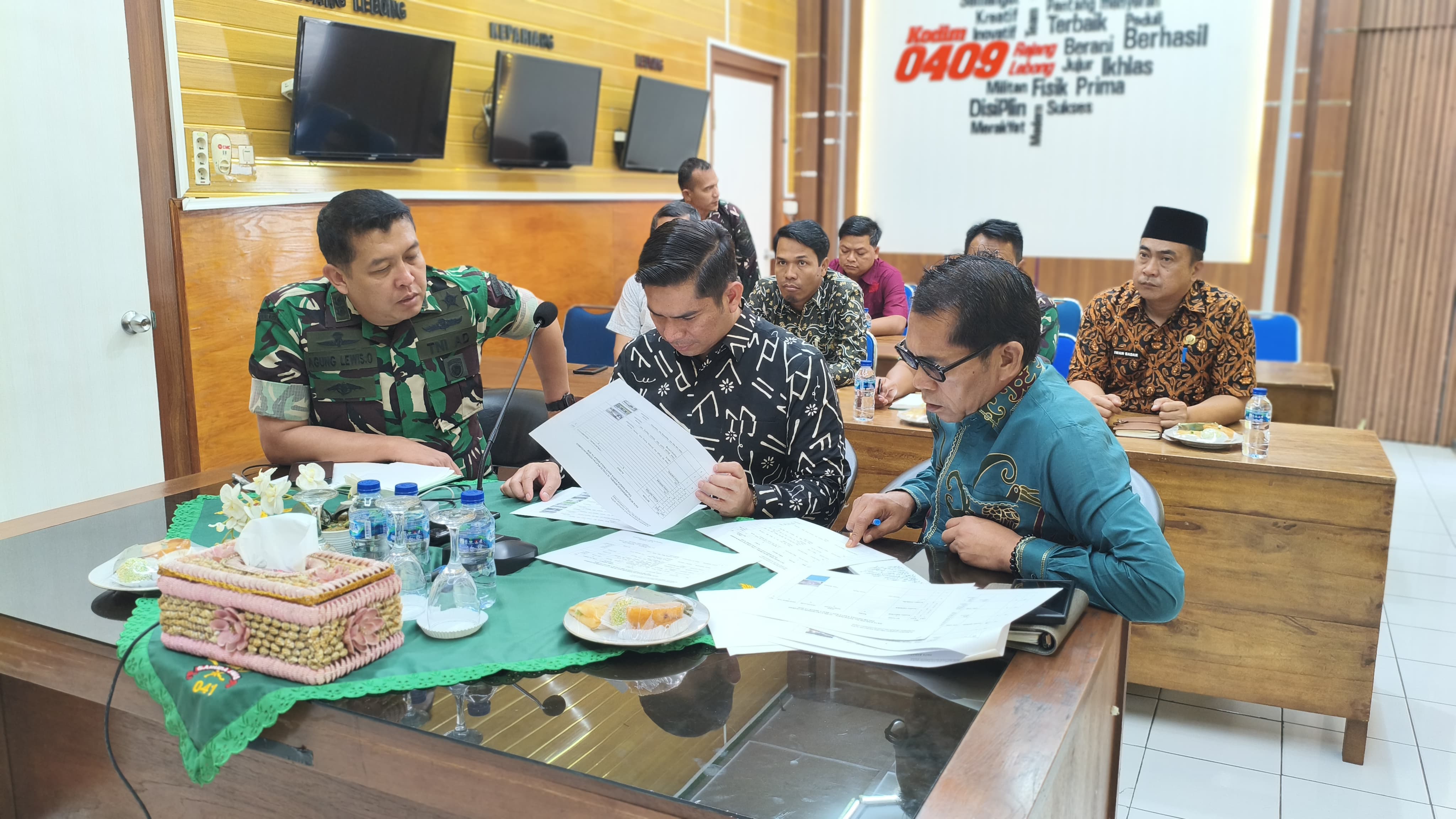 Plt Bupati Ikuti Rakor Karya Bakti Skala Besar 2026 di Makodim 0409/Rejang Lebong