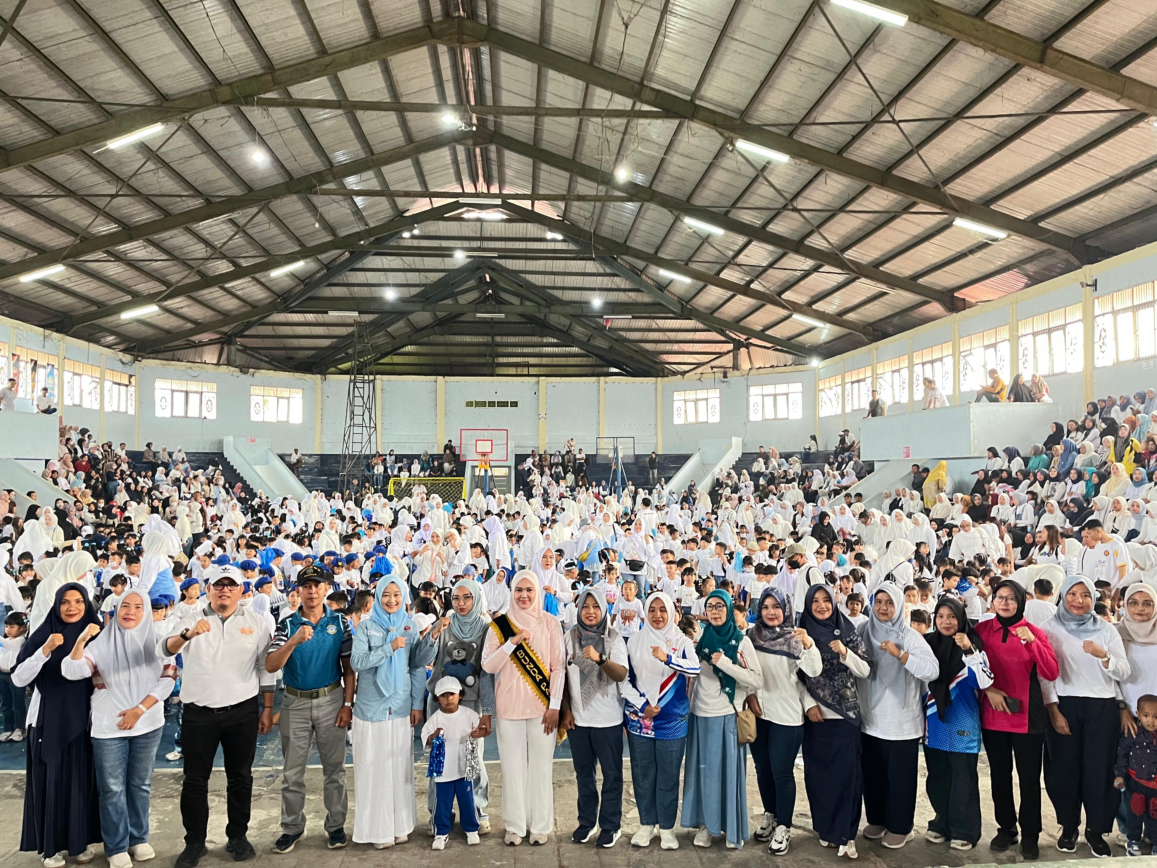 Bunda PAUD Rejang Lebong Ajak Anak TK Biasakan Hidup Sehat Sejak Dini