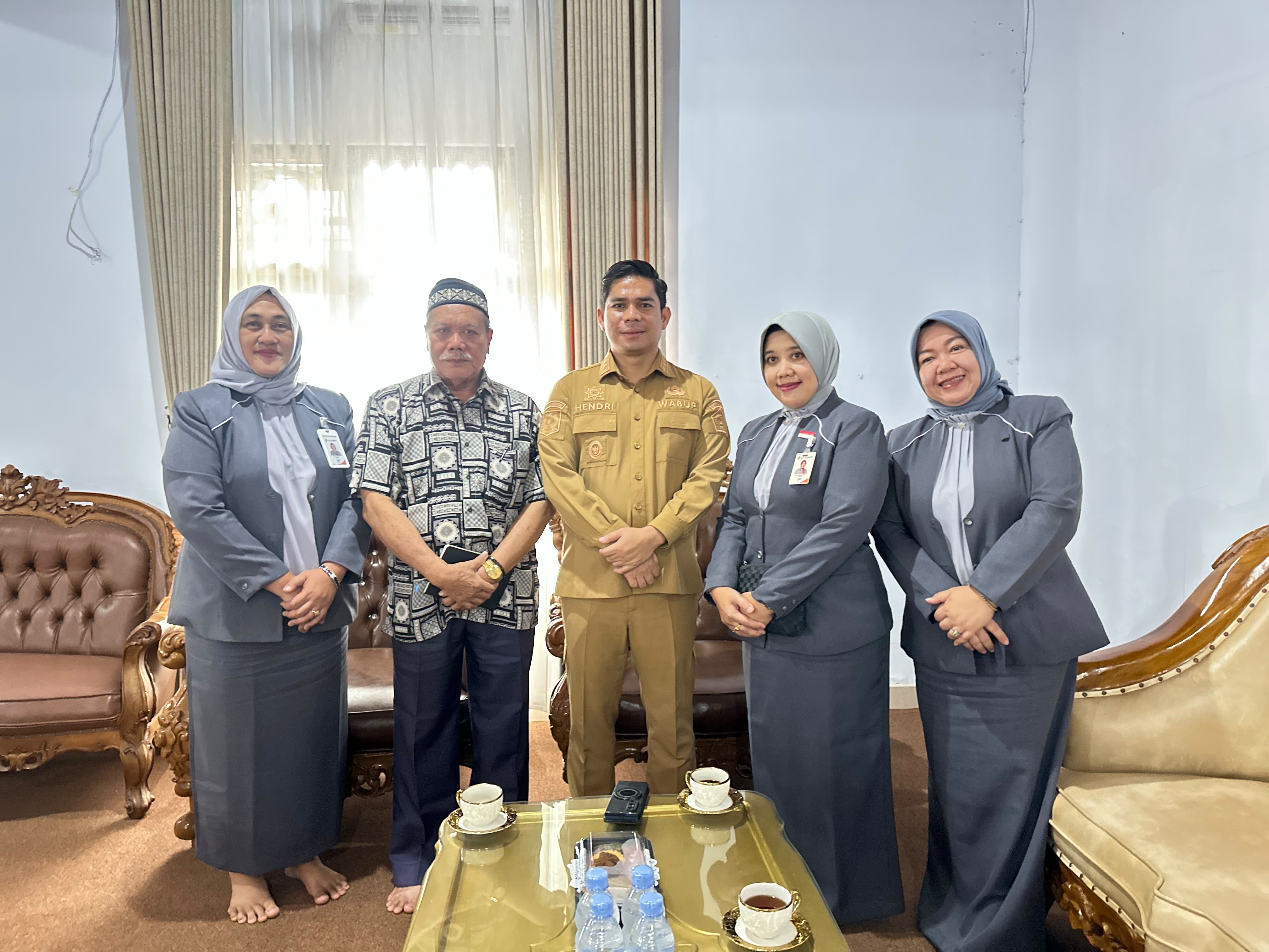 Perkuat Sinergi Pembangunan Daerah, Pemimpin Bank Bengkulu Cabang Curup yang Baru Silaturahmi dengan Plt Bupati