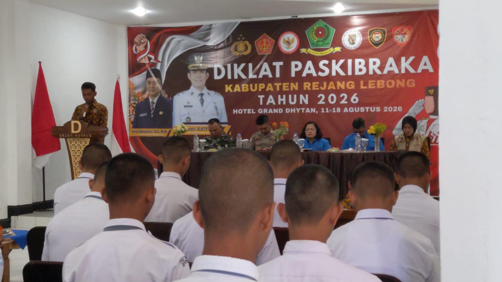 Diklat Paskibraka Rejang Lebong 2026 Dimulai, 33 Peserta Siap Kibarkan Merah Putih