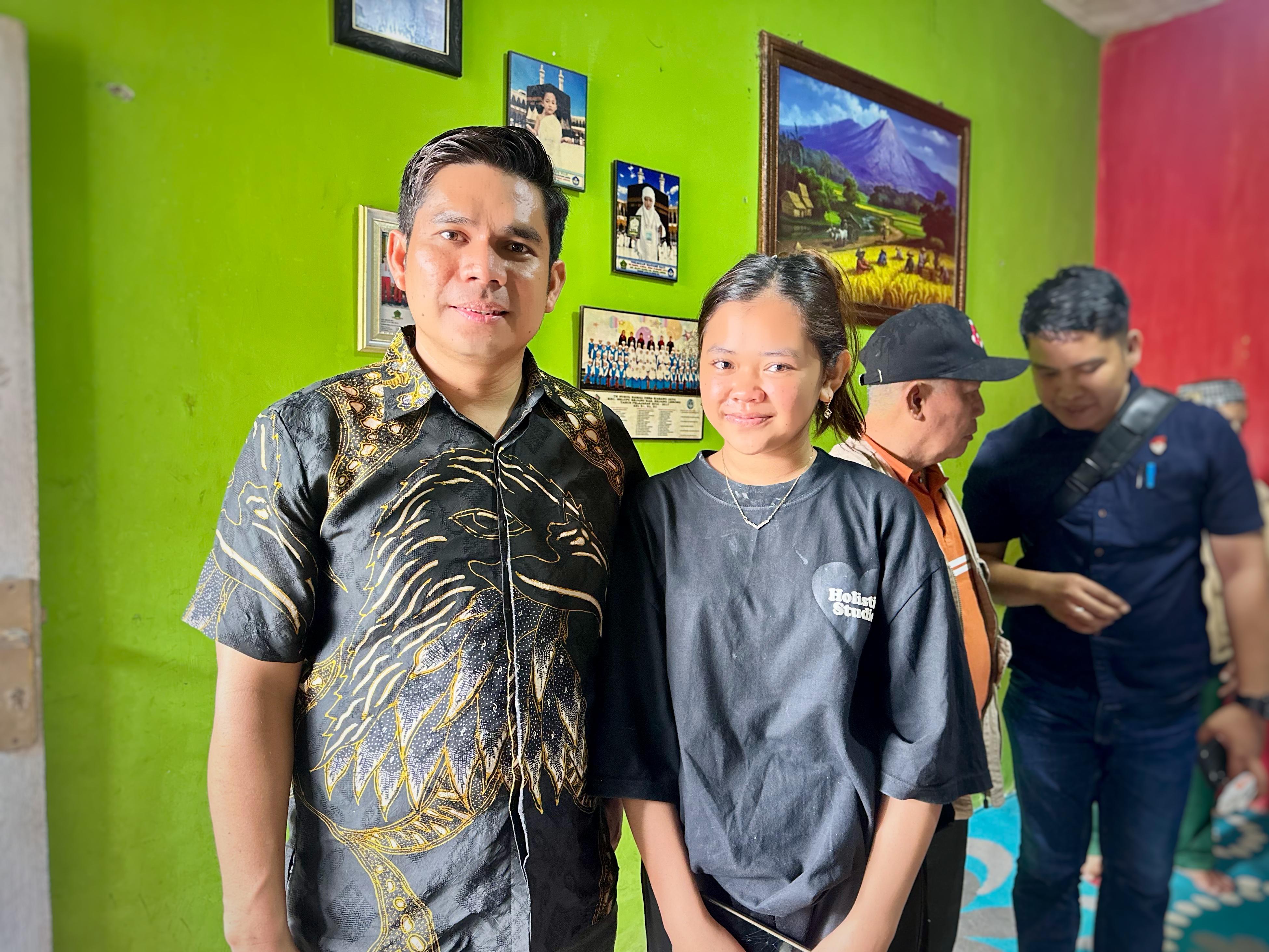 Plt Bupati Kunjungi Korban Kecelakaan di Sumber Bening, Pendidikan Anak Korban Turut Jadi Perhatian