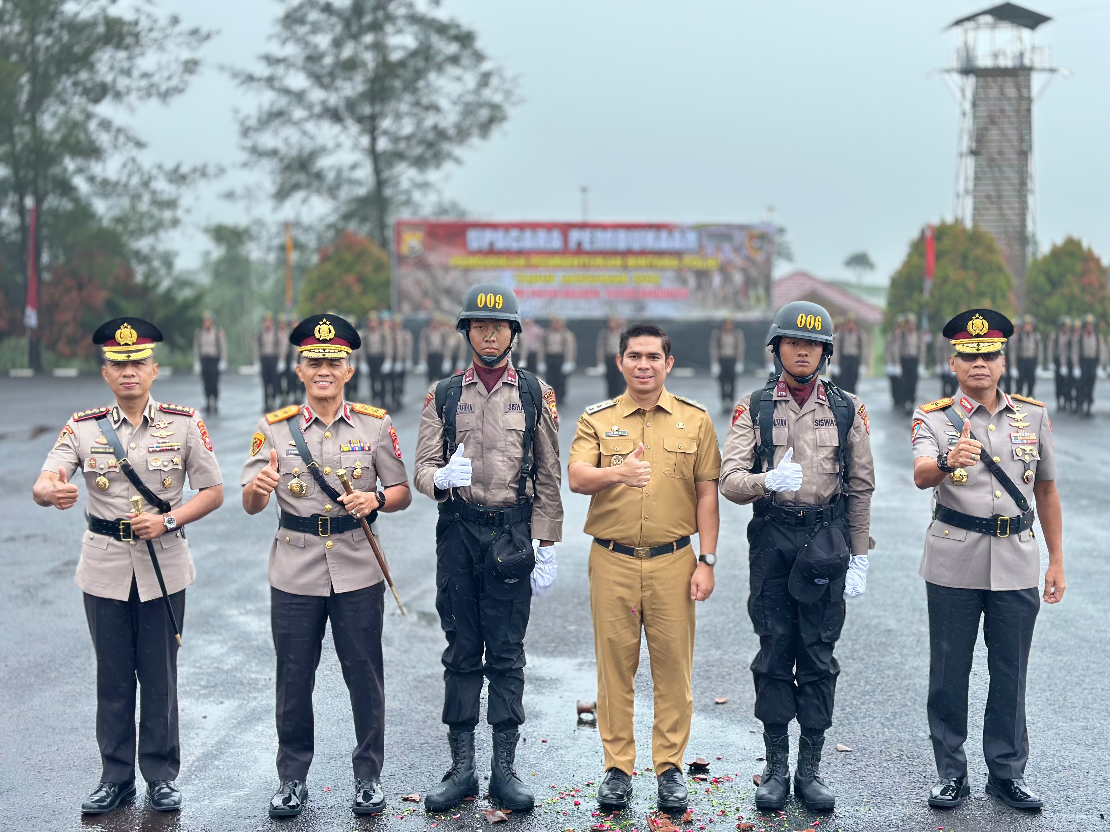 Plt Bupati Rejang Lebong Hendri Hadiri Pembukaan Pendidikan Bintara Polri 2026 di SPN Bukit Kaba